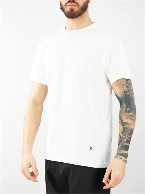 Basic t-shirt with embroidery logo Manuel Ritz MANUEL RITZ | T-shirt | 3632M56824342402